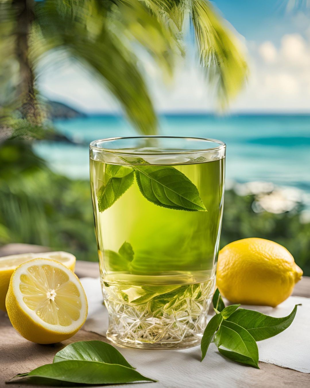 Le thé vert et blanc les Caraïbes vous rafraichira à tous moments de la journée.