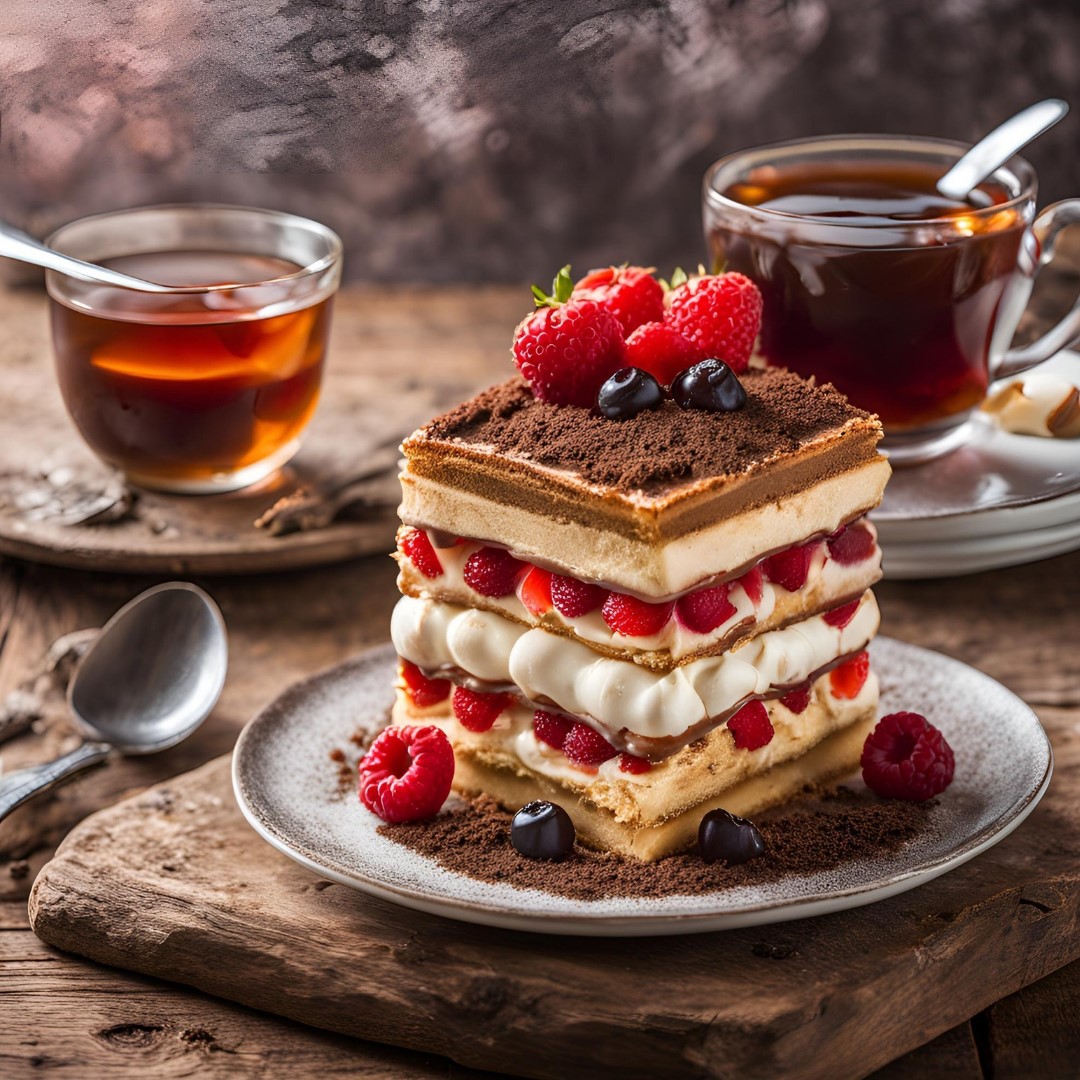 Un tiramisu au thé c'est possible avec Paul et Virginie des frères Dammann.