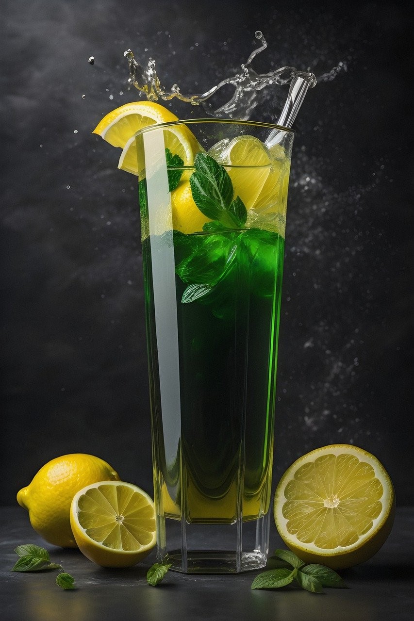Un sirop de menthe rafraichissant à agrémenter de citron