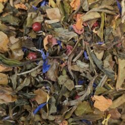 thé blanc clair de lune, vanille fruits exotique