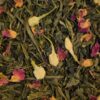thé vert Bali des Frères Dammann. Un thé au jasmin litchi rose pamplemousse