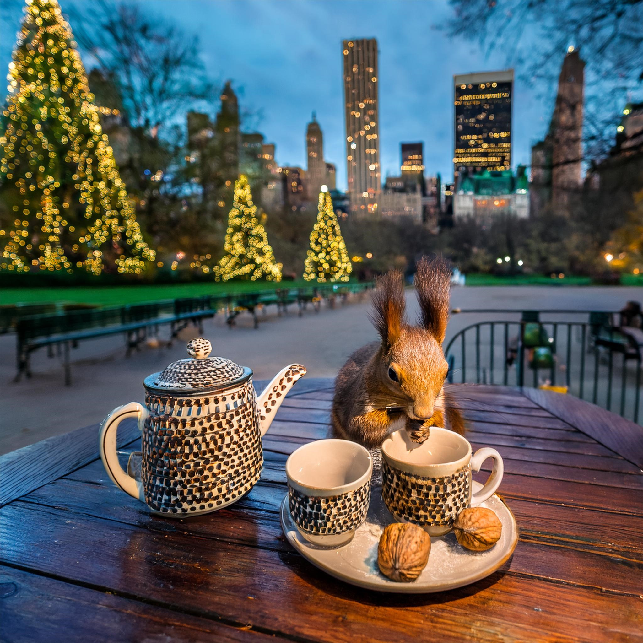 Noel à New York, un thé vert aussi gourmand que rafraichissant