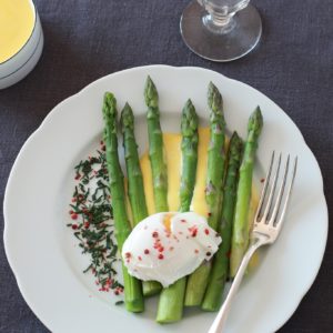 Asperges vertes au Yuzu