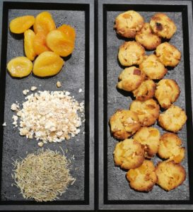 Cookies Nougat Abricots Romarin