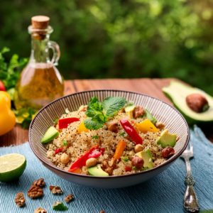 Salade de Quinoa aux épices d'été