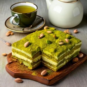 Tiramisu à la crème de pistache