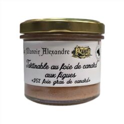 un tartinable au foie de canard aux figues qui vous ravira. Une merveille signée Manoir d'Alexandre