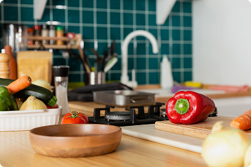 Réalisation de recette de cuisine