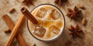 Latte Chaï glacé au miel & épices