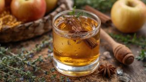 Infusion dorée pomme miel de thym et épices du Comptoir