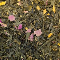 Thé vert pêche Dammann Frères en vrac infusion fruitée Au Comptoir des Arômes