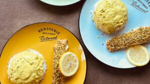 Saumon en croûte de pistaches & riz Basmati 