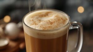 Thé noir vanillé latte d'hiver