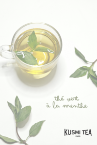 thé vert à la menthe