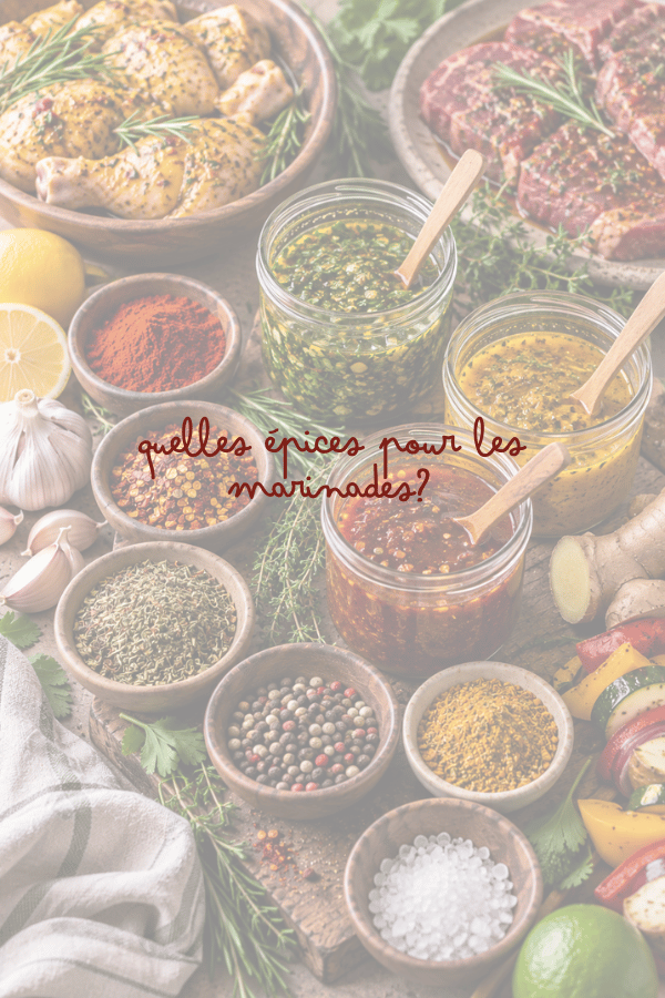 Quelles épices pour les marinades?